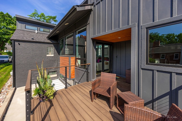 5401 Carpenter St, Downers Grove, IL 60515 - view of wooden terrace