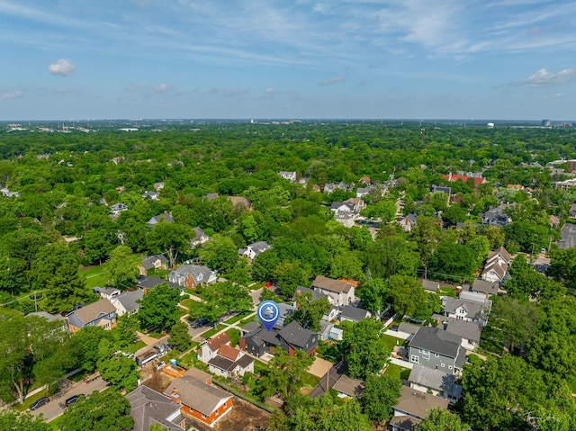5401 Carpenter St, Downers Grove, IL 60515 - aerial perspective of suburban area featuring a forest