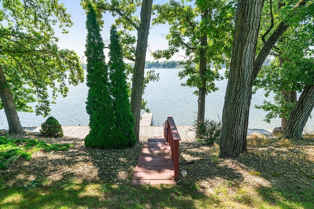 309 Holiday Dr, Lake Holiday, IL 60552 - water view with a dock