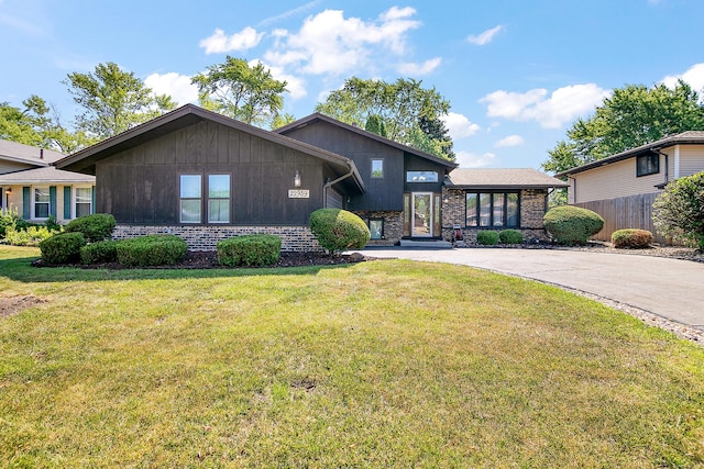 22939 E Dr, Richton Park, IL 60471 - tri-level home with driveway and brick siding