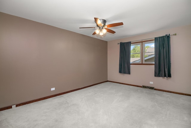 22939 E Dr, Richton Park, IL 60471 - empty room with a ceiling fan and light carpet