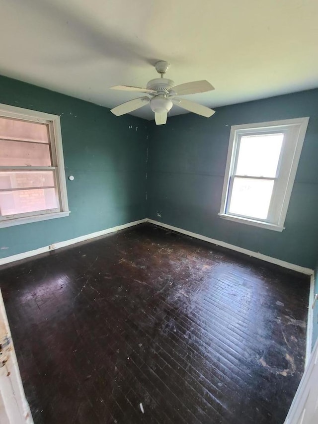 3 E 140th Ct, Riverdale, IL 60827 - unfurnished room with hardwood / wood-style flooring and ceiling fan