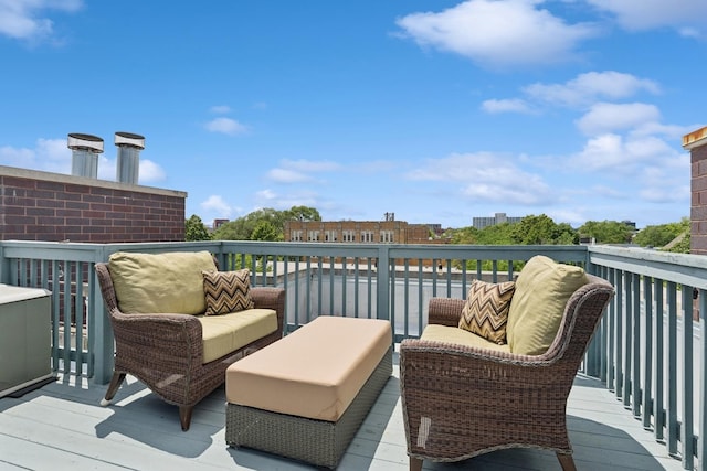 2047 N Leavitt St Unit 2N, Chicago, IL 60647 - view of wooden terrace