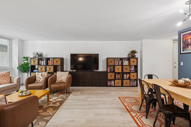 1516 Hinman Ave Unit 209, Evanston, IL 60201 - living room featuring light wood-type flooring