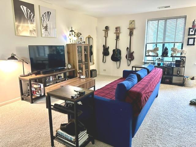 430 Walnut Ave Unit 2308, Lisle, IL 60532 - living area featuring carpet and baseboards