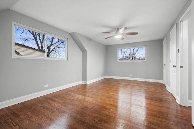 15607 Rose Dr, South Holland, IL 60473 - unfurnished bedroom with wood finished floors and ceiling fan