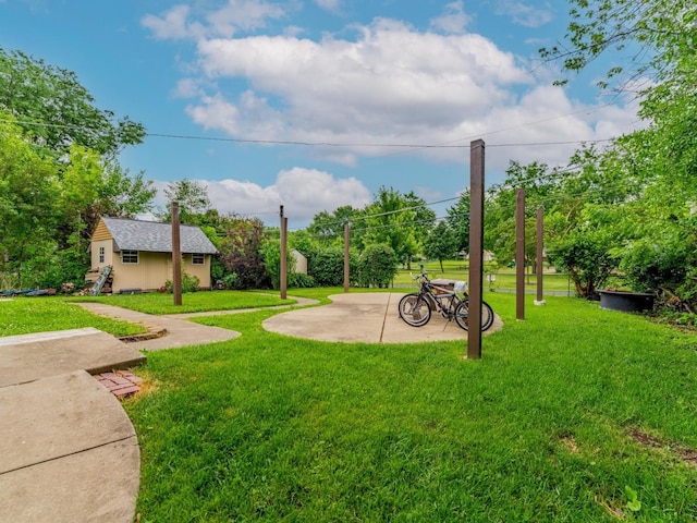 721 Lacy Ave, Streamwood, IL 60107 - view of grassy yard with a patio
