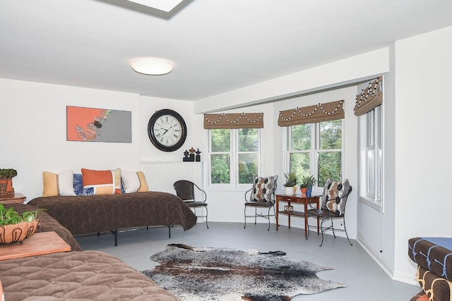 3 Laurel Ct, Galena, IL 61036 - living area with finished concrete floors and baseboards