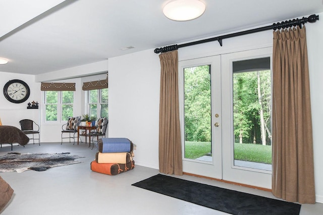 3 Laurel Ct, Galena, IL 61036 - doorway to outside with french doors and concrete flooring