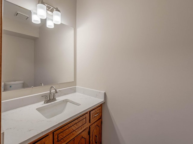 15954 78th Ave, Tinley Park, IL 60477 - half bathroom with vanity and toilet