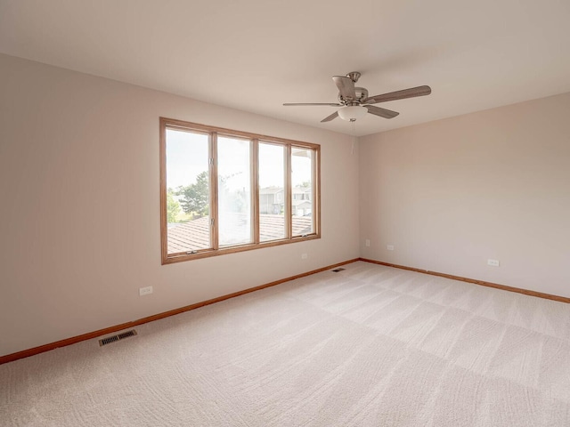 15954 78th Ave, Tinley Park, IL 60477 - spare room with light colored carpet and ceiling fan