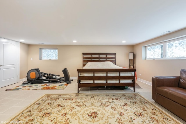 5733 S Neenah Ave, Chicago, IL 60638 - bedroom with recessed lighting, multiple windows, and tile patterned flooring