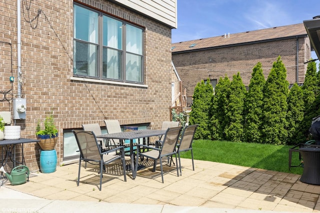 5733 S Neenah Ave, Chicago, IL 60638 - view of patio / terrace featuring outdoor dining space
