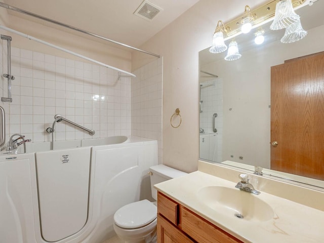 2207 Irvine Ln, Plainfield, IL 60586 - bathroom featuring vanity and  shower combination