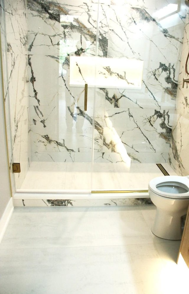 7137 S 87th Ave S, Justice, IL 60458 - bathroom with a marble finish shower