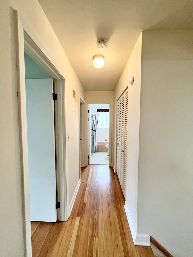 8142 N Chester Ave, Niles, IL 60714 - corridor featuring light wood-type flooring