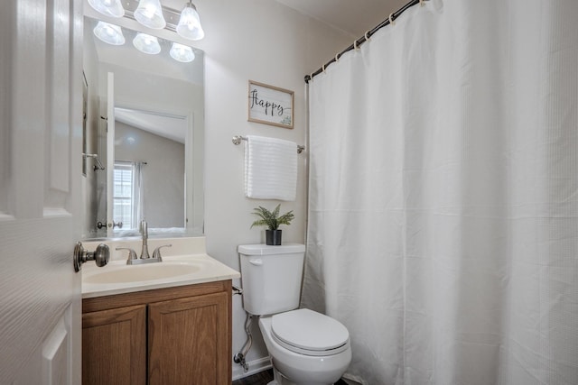 2584 Dickens Dr, Aurora, IL 60503 - bathroom with vanity and curtained shower