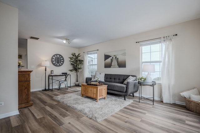 2584 Dickens Dr, Aurora, IL 60503 - living room with wood finished floors