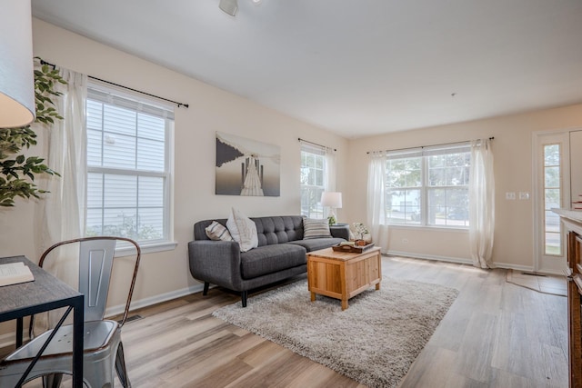 2584 Dickens Dr, Aurora, IL 60503 - living area featuring light wood-style flooring