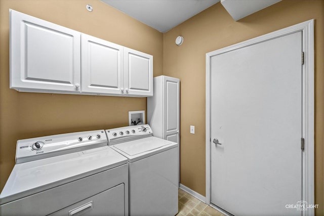 13611 Hemlock Rd, Huntley, IL 60142 - laundry room with washing machine and dryer and cabinet space