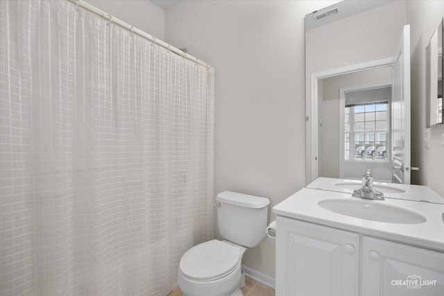 13611 Hemlock Rd, Huntley, IL 60142 - full bathroom featuring vanity and a shower with shower curtain