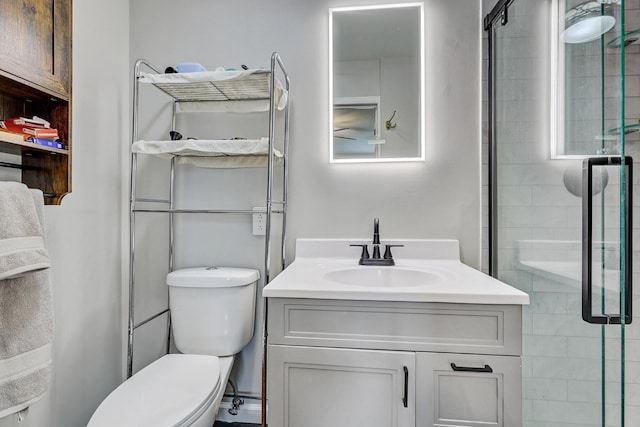 9810 N Lauren Ln, Niles, IL 60714 - bathroom with vanity and a stall shower