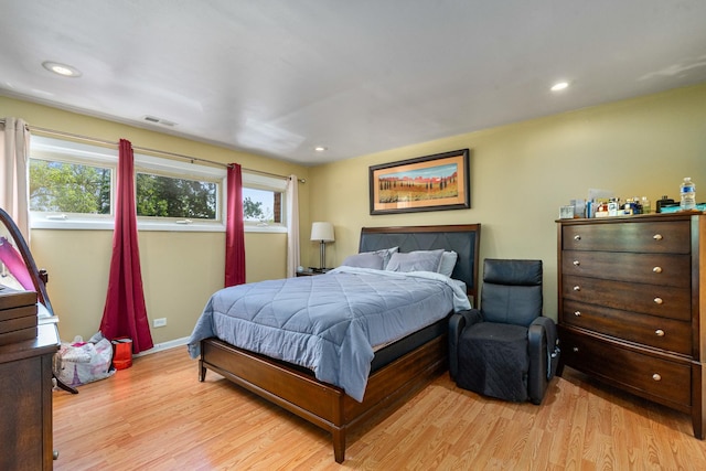 629 N Carroll Pkwy Unit 207, Glenwood, IL 60425 - bedroom featuring light wood finished floors and recessed lighting