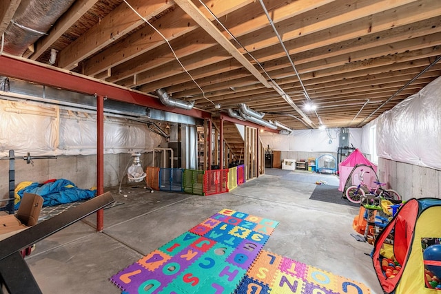 502 Allegheny St, Joliet, IL 60431 - view of unfinished basement