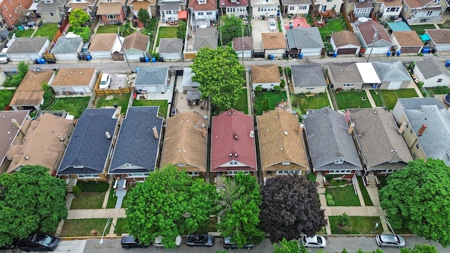 4624 W Montana St, Chicago, IL 60639 - aerial view of property and surrounding area with nearby suburban area