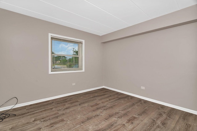 2237 175th St Unit 1B, Lansing, IL 60438 - empty room featuring wood finished floors and baseboards
