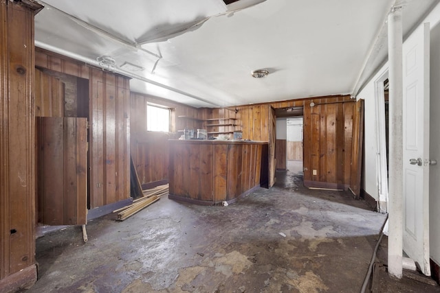 7515 S E End Ave, Chicago, IL 60649 - below grade area featuring wooden walls