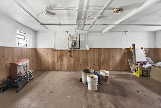 7515 S E End Ave, Chicago, IL 60649 - garage with wood walls and wainscoting