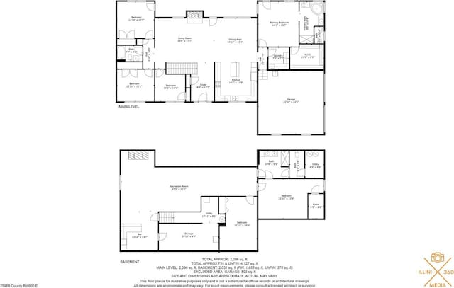 2598B County Road 600 E, Dewey, IL 61840 - view of room layout