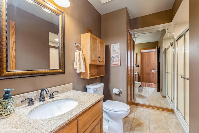 6713 181st St, Tinley Park, IL 60477 - full bath featuring a stall shower and vanity