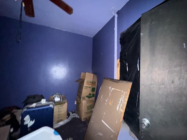 4038 W Adams St, Chicago, IL 60624 - miscellaneous room featuring ceiling fan