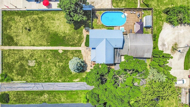 835 E Pells St, Paxton, IL 60957 - drone / aerial view of a pool area