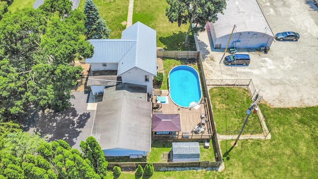 835 E Pells St, Paxton, IL 60957 - drone / aerial view of a pool area