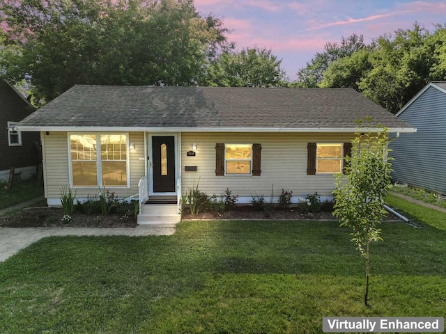 2110 Joanna Ave, Zion, IL 60099 - view of front of home with a front lawn and roof with shingles