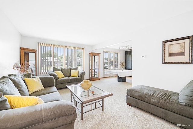 14224 Karlov Ave, Crestwood, IL 60418 - living room featuring light carpet