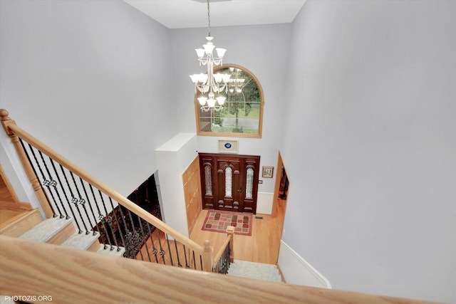 22450 Autumn Dr, Frankfort, IL 60423 - entrance foyer featuring a chandelier