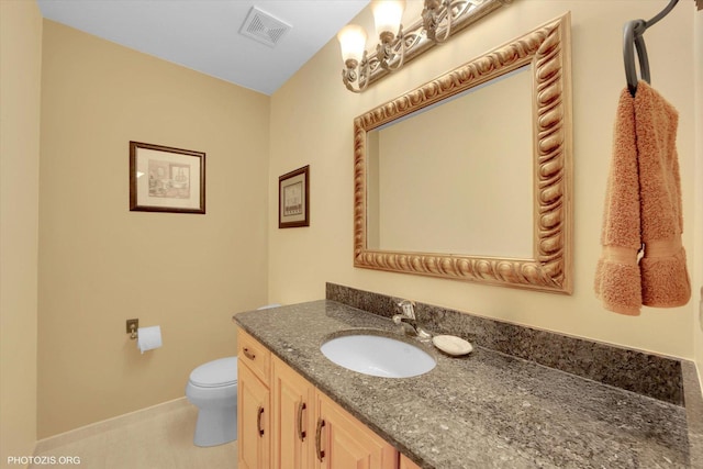 22450 Autumn Dr, Frankfort, IL 60423 - bathroom with vanity and toilet