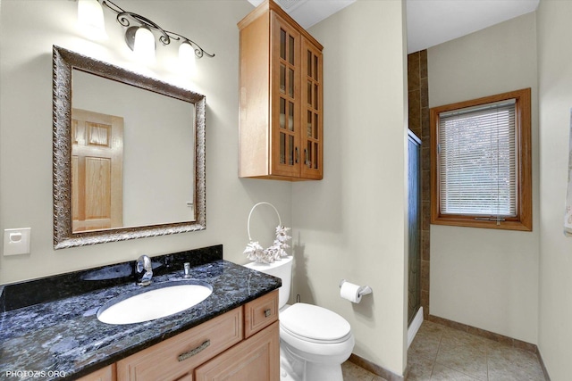 22450 Autumn Dr, Frankfort, IL 60423 - full bath featuring vanity, a shower stall, and tile patterned flooring