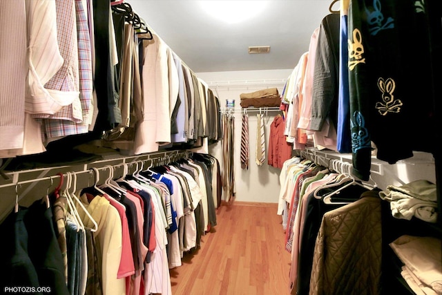 22450 Autumn Dr, Frankfort, IL 60423 - spacious closet with light wood finished floors