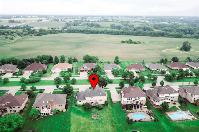 22450 Autumn Dr, Frankfort, IL 60423 - aerial perspective of suburban area with a pool area
