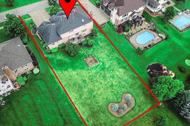 22450 Autumn Dr, Frankfort, IL 60423 - view of property location featuring property boundaries highlighted