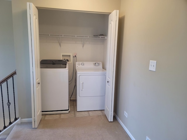 3144 Taunton St Unit 3144, Elgin, IL 60124 - laundry area with washer and dryer and light carpet