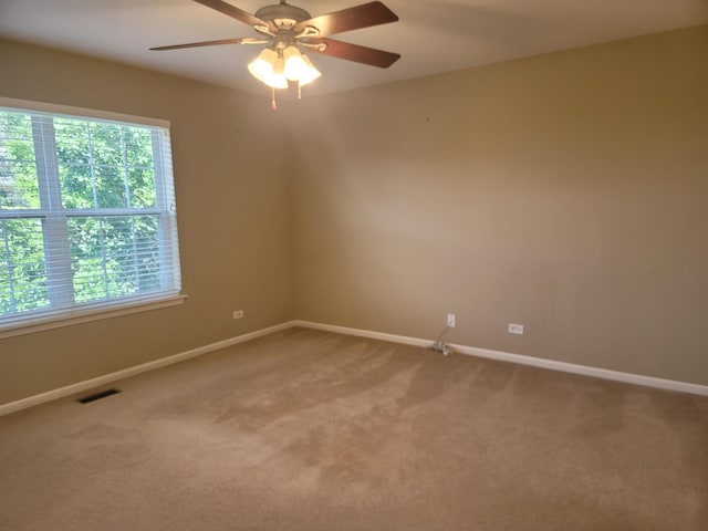 3144 Taunton St Unit 3144, Elgin, IL 60124 - empty room with carpet and a ceiling fan