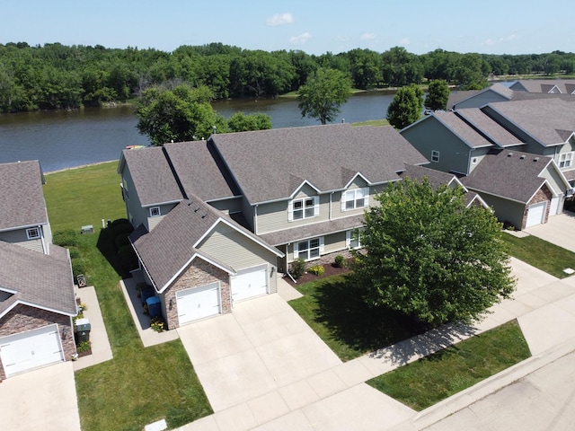 1715 W River St Unit 1715, Dixon, IL 61021 - aerial view of property and surrounding area featuring a large body of water