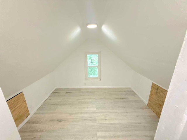 1356 Willard Ave, Rockford, IL 61101 - additional living space featuring vaulted ceiling and light wood-type flooring