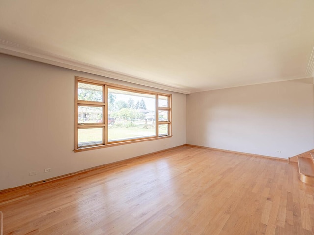 6052 W 128th St, Palos Heights, IL 60463 - spare room featuring light wood finished floors and baseboards